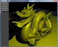 Dragon with SSAO composited over color.